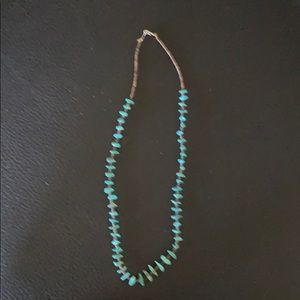 Turquoise pebble necklace